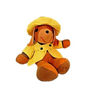 Huge  1978 Etone Knickerbocker Animals Of Distinction Dog Plush 36" Yellow Coat